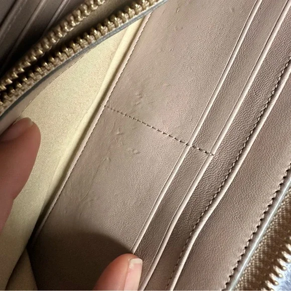 *SOLD* Chloe Leather Envelope Wallet Light Pink Beige - Picture 13 of 16